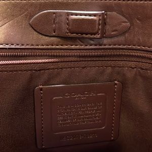 Coach Signature Chain Central tote.